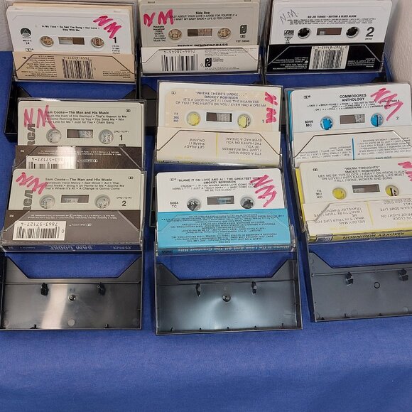 Lot of 9 R&B Motown Cassettes Smokey Robinson Sam Cooke Teddy Pendergrass, etc.. - Picture 5 of 6